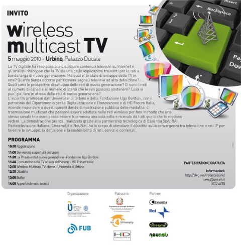 INVITO-multicast-tv-uniurb