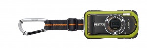 Optio W90 (Pistachio Green)_front with LED