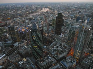 Jason Hawkes con Samsung EX1 - the Gherkin