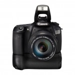 EOS 60D w EF-S 17-85mm FRT FLASH OPEN & BATTERY GRIP BG-E9
