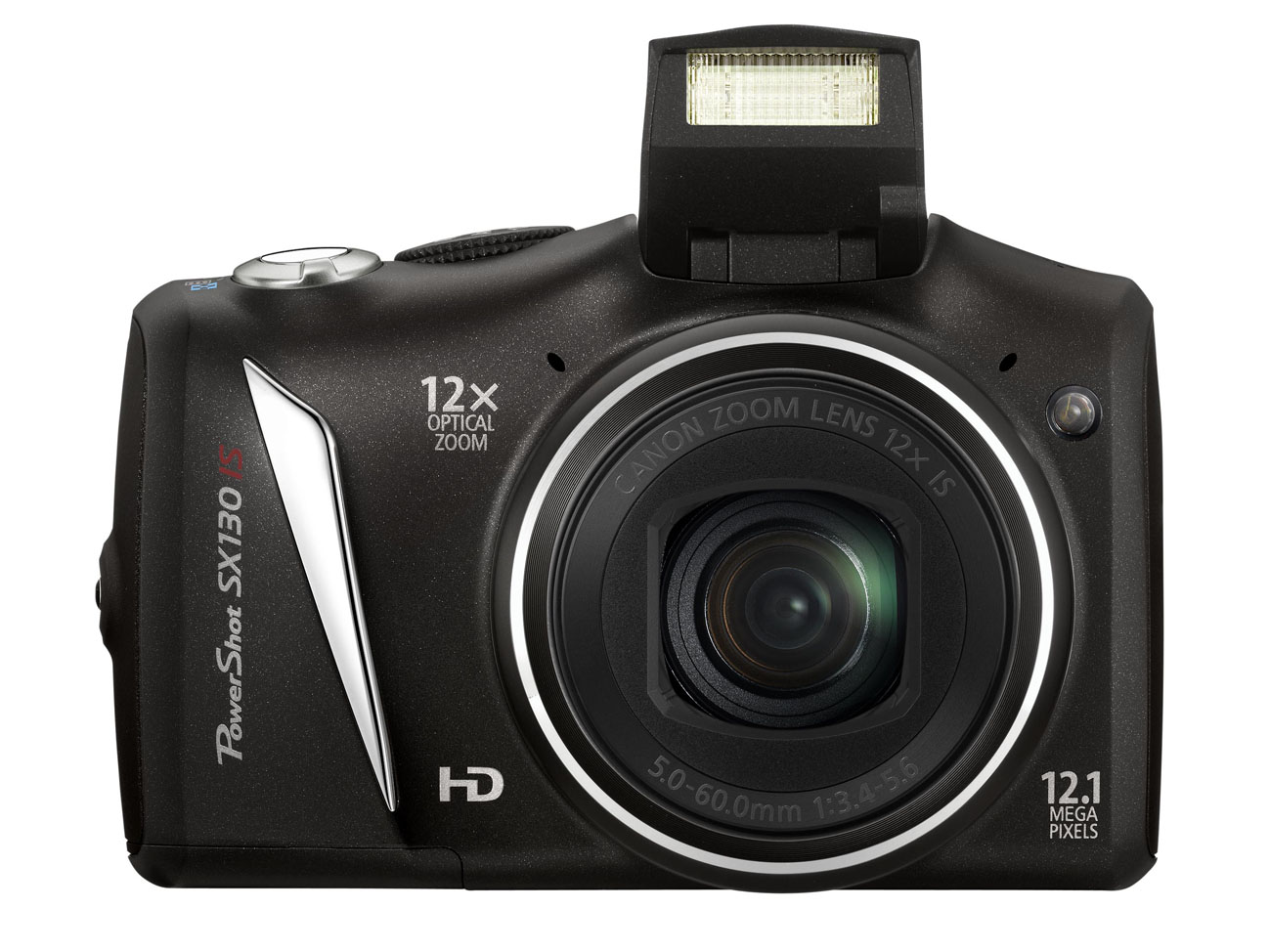 PowerShot SX130IS FRT FLASH BLACK