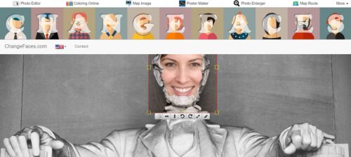 changefaces fotomontaggio online